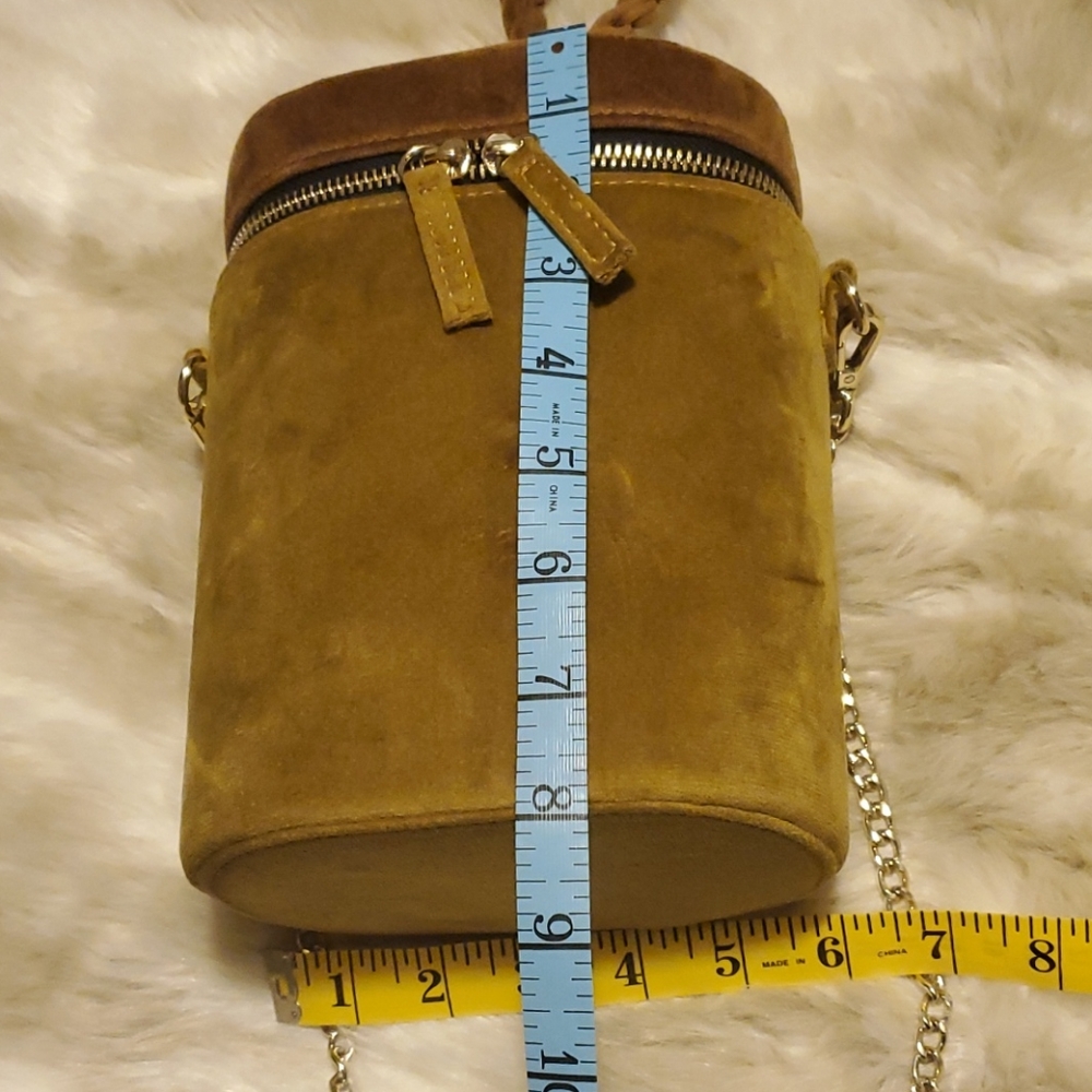 EUC Cute two-tone velvet chain strap evening bag - Picture 8 of 11